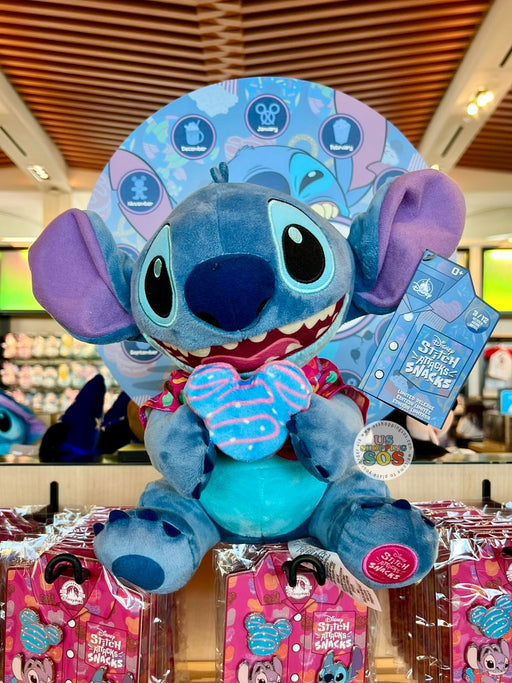 DLR/WDW - Stitch Attacks Snacks Limited Released Plush Toy - 3/12 Macaron