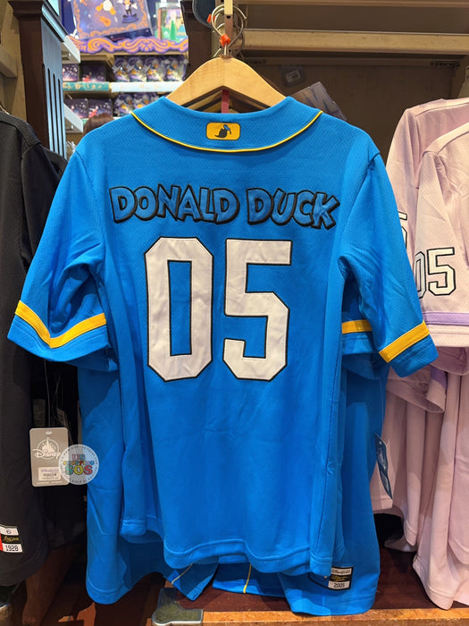 HKDL - 2026 Donald Duck with Hong Kong Disneyland Wordings Baseball Jersey for Adults
