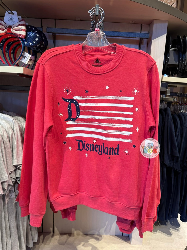 DLR/WDW - America 2026 - D Flag Red Pullover (Adult)