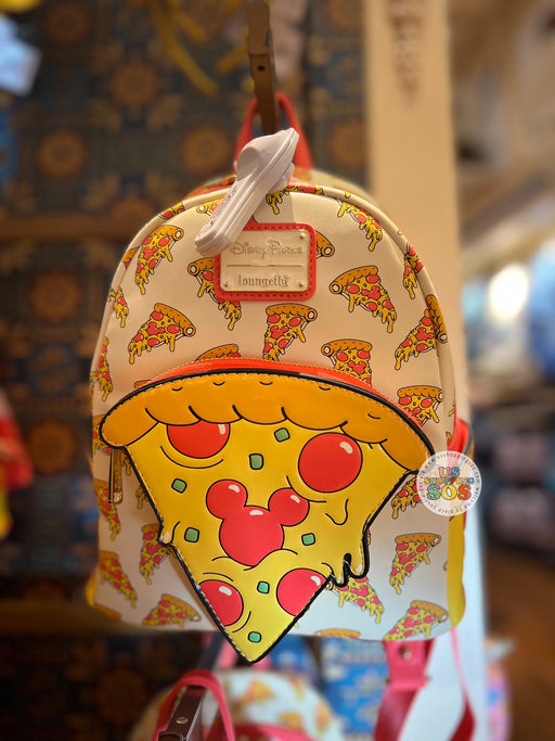 DLR/WDW - Disney Eats Snacks - Loungefly Hidden Mickey Pizza Backpack