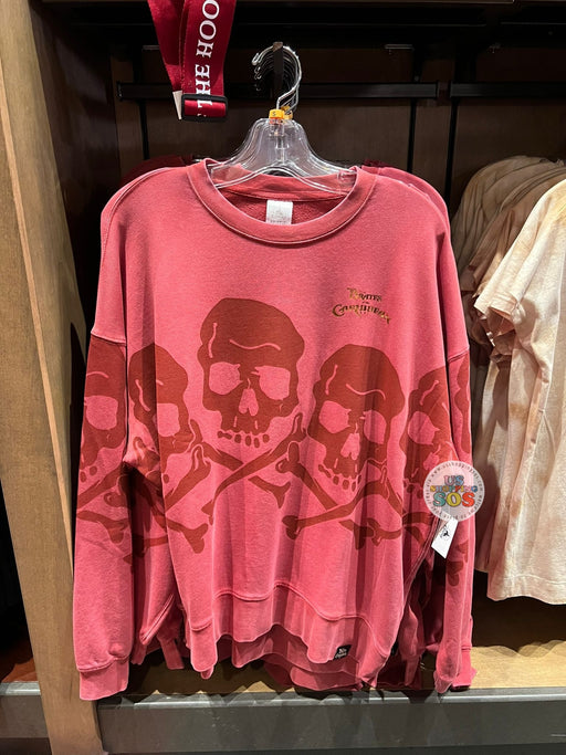 DLR/WDW - Pirates of the Caribbean - Skull “All that Glitters Be Not Gold” Maroon Pullover (Adult)