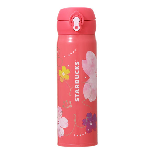 Starbucks Japan - Sakura Cherry Blossom 2024 x Vivid Pink Handy Stainless Steel Bottle 473ml (Release Date: Feb 15)