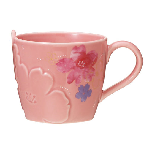 Starbucks Japan - Sakura Cherry Blossom 2024 x Flower Emboss Mug 355ml (Release Date: Feb 15)