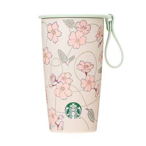 Starbucks Japan - Sakura Cherry Blossom 2024 x Strap Cup Shape Stainless Steel Bottle 355 ml (Release Date: Mar 1