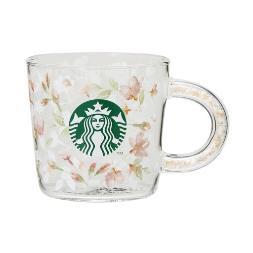 Starbucks Japan - Sakura Cherry Blossom 2024 x Shell Handle Heat-Resistant Glass Mug 355 ml (Release Date: Mar 1