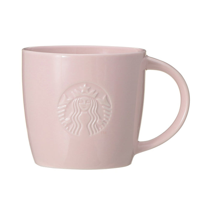 Starbucks Japan - 2026 Bitter & Sweet Collection x Gift boxed logo mug, pink beige, 355ml (Release Date: Jan 12, 2026)