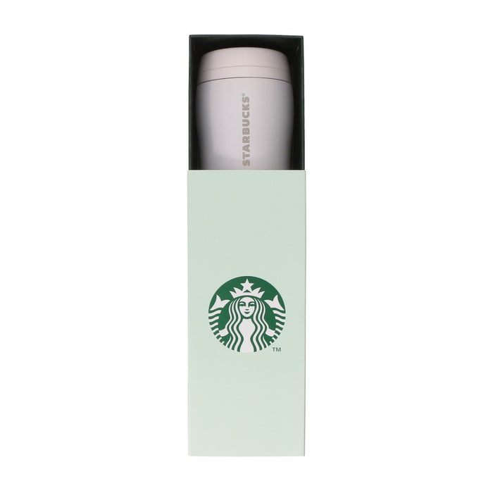 Starbucks Japan - 2026 Bitter & Sweet Collection x Gift boxed curved stainless steel bottle, pink beige, 355ml (Release Date: Jan 12, 2026)