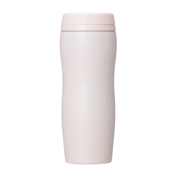 Starbucks Japan - 2026 Bitter & Sweet Collection x Gift boxed curved stainless steel bottle, pink beige, 355ml (Release Date: Jan 12, 2026)