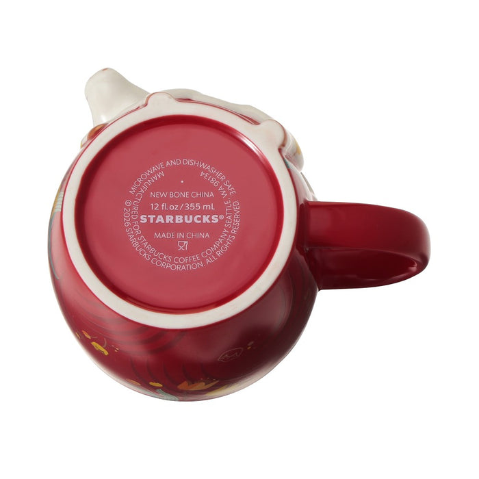 Starbucks Hong Kong/Japan - 2026 Bright New Year Collection x Year of the Horse Mug 355ml