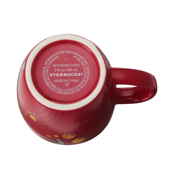 Starbucks Hong Kong/Japan - 2026 Bright New Year Collection x Year of the Horse Expresso Mug 89ml