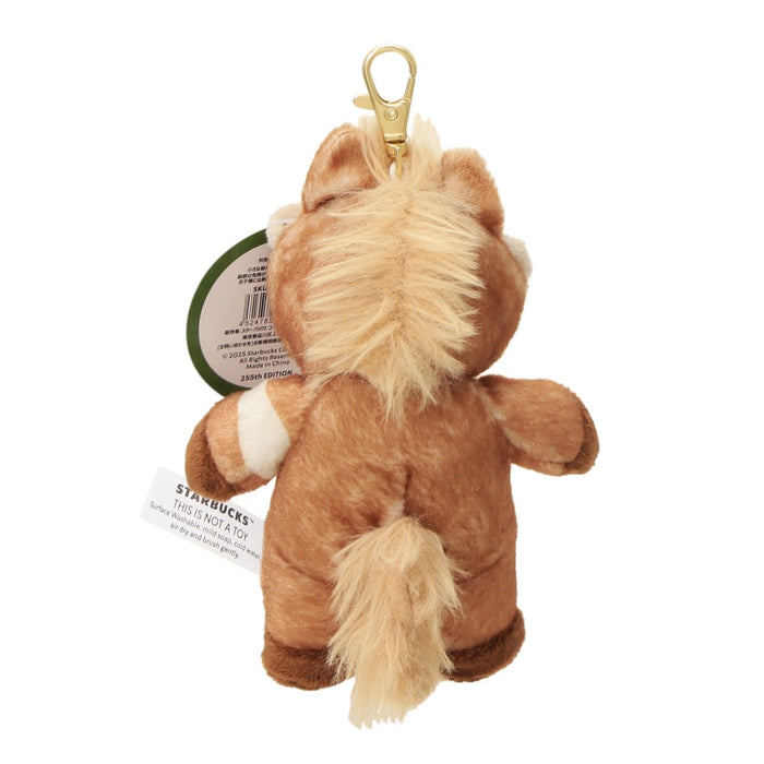 Starbucks Hong Kong/Japan - 2026 Bright New Year Collection x Bearista in Horse Costume Plush Keychain