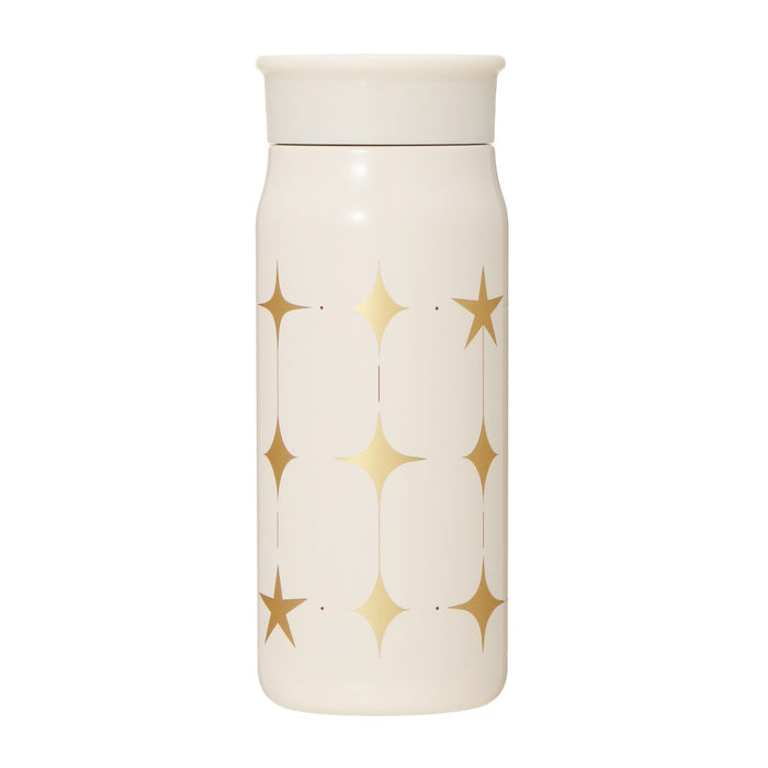 Starbucks Japan - 2026 Bright New Year Collection x Stainless steel mini bottle, ivory, 355ml