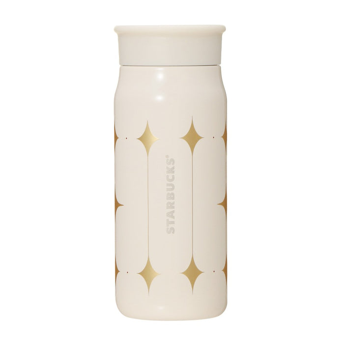 Starbucks Japan - 2026 Bright New Year Collection x Stainless steel mini bottle, ivory, 355ml