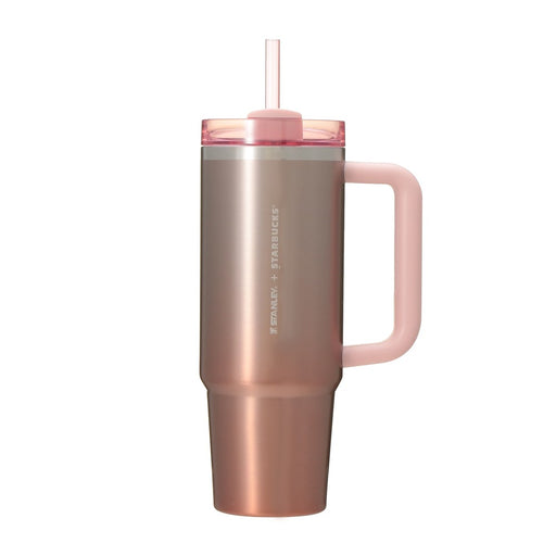 Starbucks Japan - 2026 Bitter & Sweet Collection x STAN LEY 3-Way Stainless Steel Tumbler, Pink Gradient, 887ml (Release Date: Jan 12, 2026)