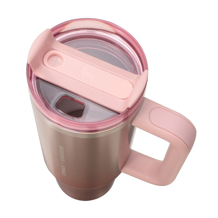 Starbucks Japan - 2026 Bitter & Sweet Collection x STAN LEY 3-Way Stainless Steel Tumbler, Pink Gradient, 887ml (Release Date: Jan 12, 2026)
