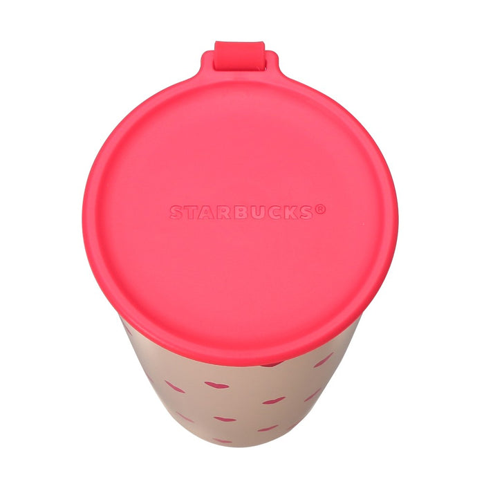 Starbucks Japan - 2026 Bitter & Sweet Collection x Valentine's Day 2026 Cup-Shaped Stainless Steel Bottle with Heart Shape, 355ml (Release Date: Jan 12, 2026)