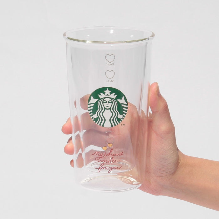 Starbucks Japan - 2026 Bitter & Sweet Collection x Double-walled heat-resistant glass 355ml (Release Date: Jan 12, 2026)