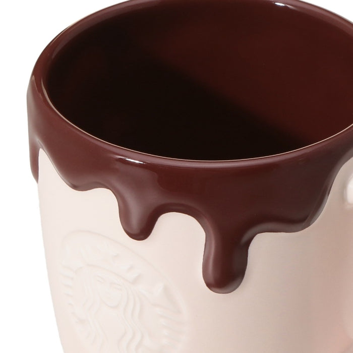 Starbucks Japan - 2026 Bitter & Sweet Collection x Valentine's Day 2026 Logo Chocolate Mug 355ml (Release Date: Jan 12, 2026)