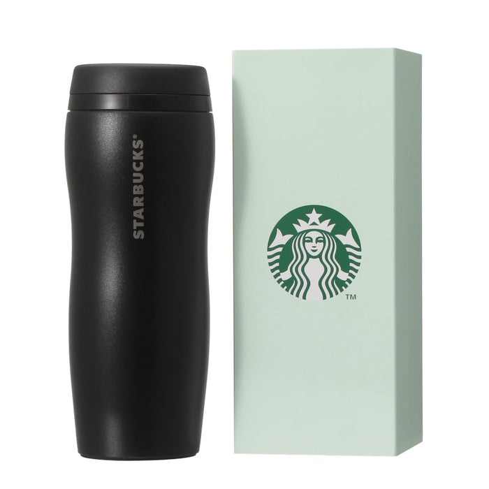 Starbucks Japan - 2026 Bitter & Sweet Collection x Gift boxed curved stainless steel bottle, Black, 355ml (Release Date: Jan 12, 2026)