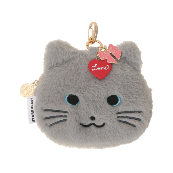 Starbucks Japan - 2026 Bitter & Sweet Collection x Valentine's Day 2026 Fur Pouch Cat (Release Date: Jan 12, 2026)
