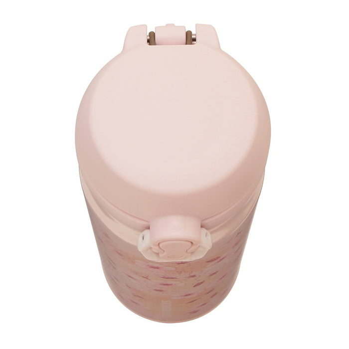Starbucks Japan - 2026 Cherry Blossom "Sakura Shine Brightly" Collection x Handy Stainless Steel Bottle, Pink Beige, 500ml (Release Date: Feb 16, 2026)