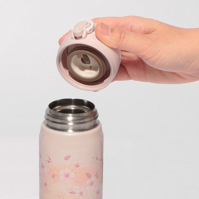Starbucks Japan - 2026 Cherry Blossom "Sakura Shine Brightly" Collection x Handy Stainless Steel Bottle, Pink Beige, 500ml (Release Date: Feb 16, 2026)