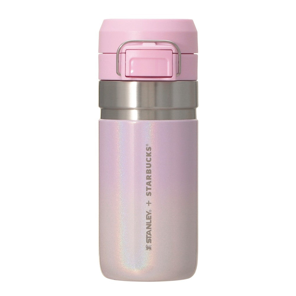 Starbucks Japan - 2026 Cherry Blossom "Sakura Shine Brightly" Collection x STANLEY Shiny Pink Gradient Stainless Steel Bottle, 473ml (Release Date: Feb 16, 2026)