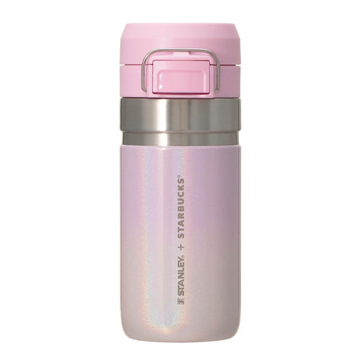 Starbucks Japan - 2026 Cherry Blossom "Sakura Shine Brightly" Collection x STANLEY Shiny Pink Gradient Stainless Steel Bottle, 473ml (Release Date: Feb 16, 2026)