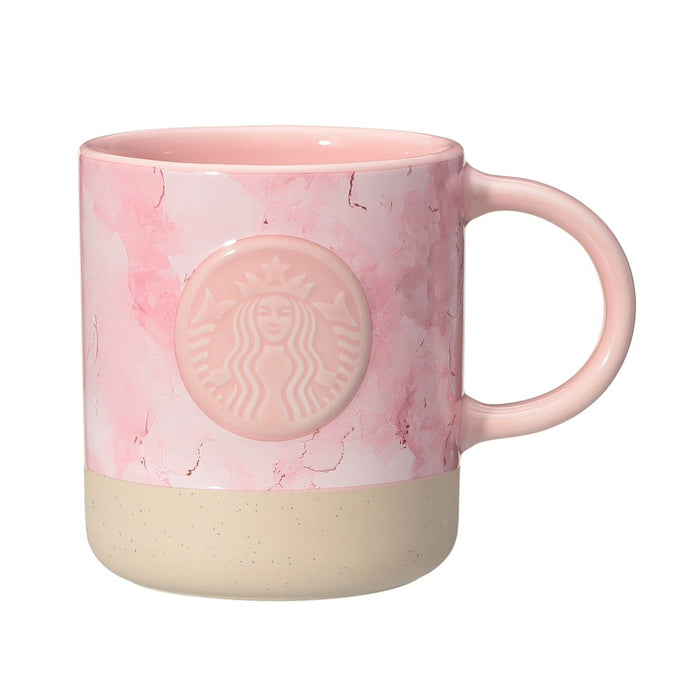 Starbucks Japan - 2026 Cherry Blossom "Sakura Shine Brightly" Collection x Mug Marble Pink 355ml (Release Date: Feb 16, 2026)