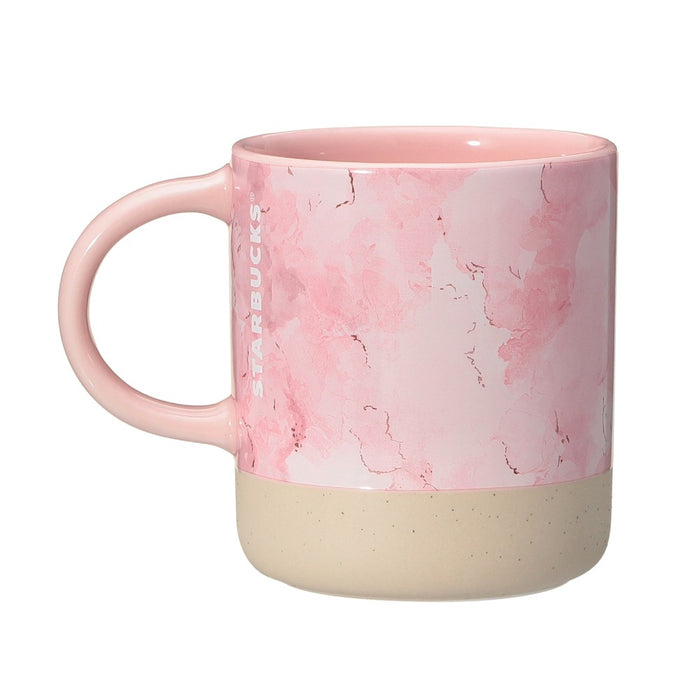 Starbucks Japan - 2026 Cherry Blossom "Sakura Shine Brightly" Collection x Mug Marble Pink 355ml (Release Date: Feb 16, 2026)