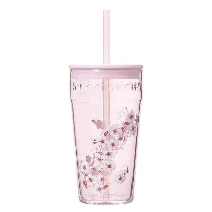 Starbucks Japan - 2026 Cherry Blossom "Sakura Shine Brightly" Collection x Glass Tumbler Pink 473ml (Release Date: Feb 16, 2026)