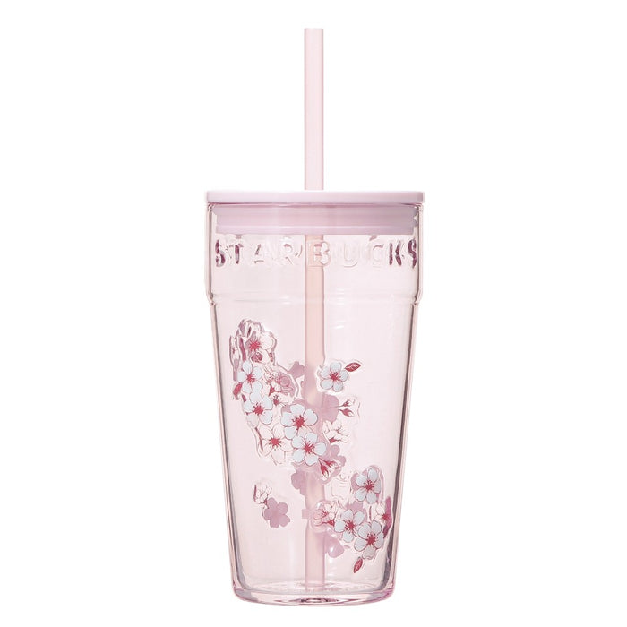 Starbucks Japan - 2026 Cherry Blossom "Sakura Shine Brightly" Collection x Glass Tumbler Pink 473ml (Release Date: Feb 16, 2026)