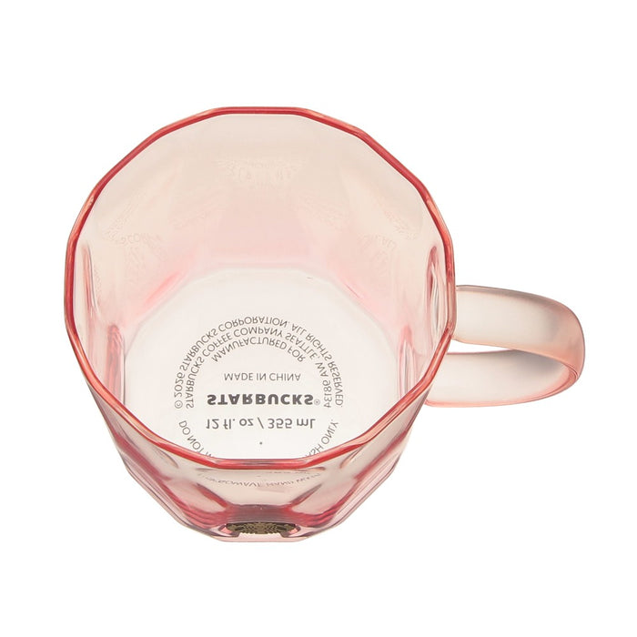 Starbucks Japan - 2026 Cherry Blossom "Sakura Shine Brightly" Collection x Heat-Resistant Glass Mug Medal Pink Gradient 355ml (Release Date: Feb 16, 2026)