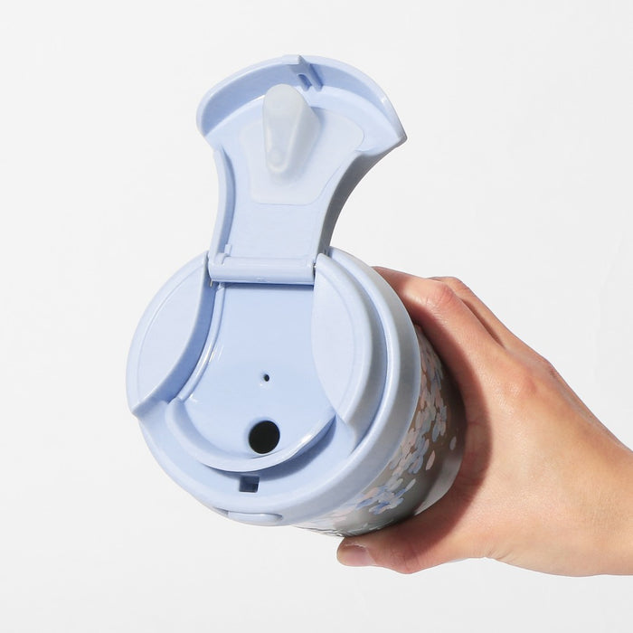 Starbucks Japan - 2026 Cherry Blossom "Sakura Twinkle Gently" Collection x Stainless Steel TOGO Bottle, Airy Blue, 473ml (Release Date: Mar 3, 2026)