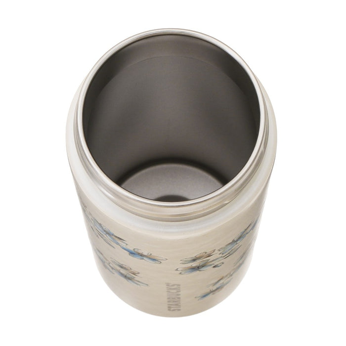 Starbucks Japan - 2026 Cherry Blossom "Sakura Twinkle Gently" Collection x Stainless Steel Bottle , Shell White, 355ml (Release Date: Mar 3, 2026)