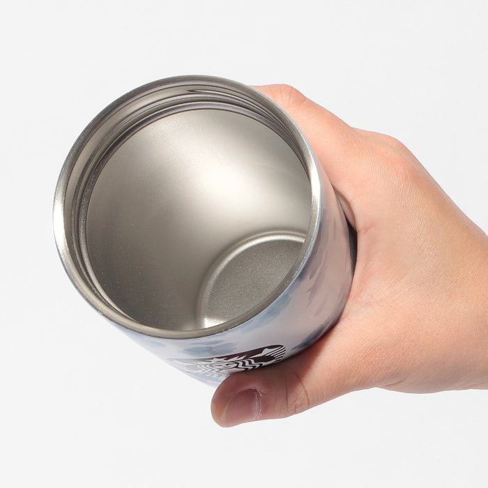 Starbucks Japan - 2026 Cherry Blossom "Sakura Twinkle Gently" Collection x Strap Cup Shape Stainless Steel Bottle, Airy Blue, 35ml (Release Date: Mar 3, 2026)