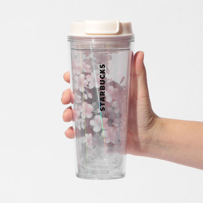 Starbucks Japan - 2026 Cherry Blossom "Sakura Twinkle Gently" Collection x Tumbler White 473ml (Release Date: Mar 3, 2026)