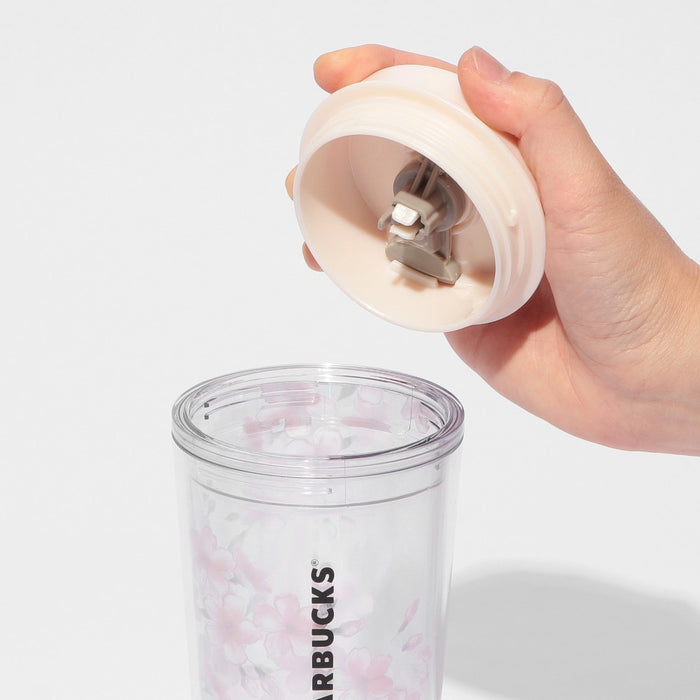 Starbucks Japan - 2026 Cherry Blossom "Sakura Twinkle Gently" Collection x Tumbler White 473ml (Release Date: Mar 3, 2026)