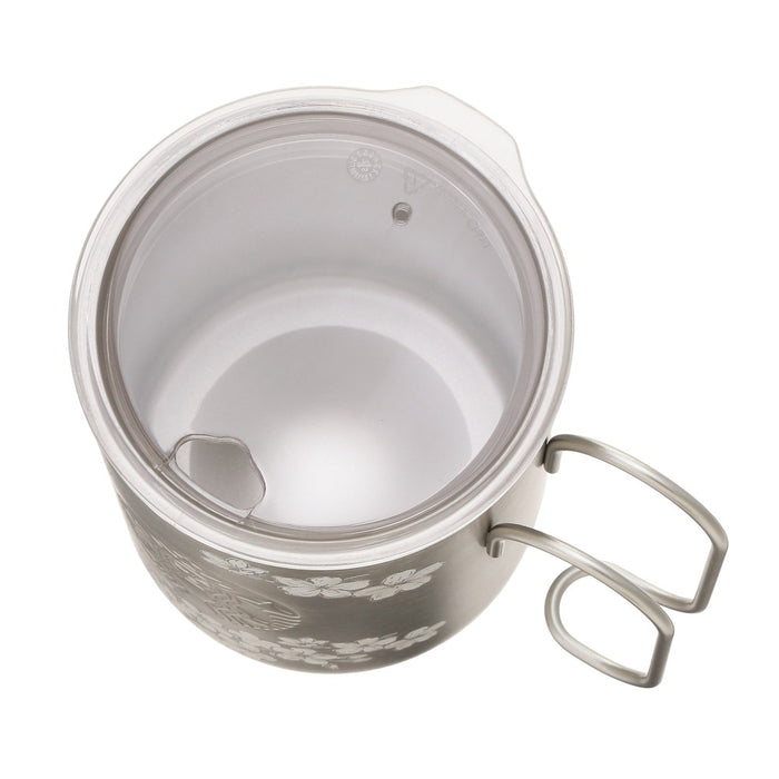 Starbucks Japan - 2026 Cherry Blossom "Sakura Twinkle Gently" Collection x Stainless Steel Mug with Lid, 355ml (Release Date: Mar 3, 2026)