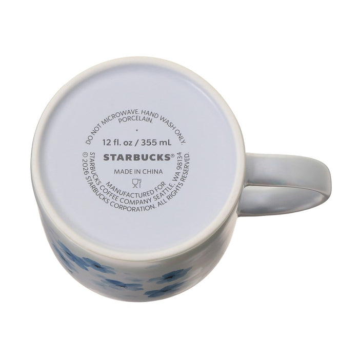 Starbucks Japan - 2026 Cherry Blossom "Sakura Twinkle Gently" Collection x Mug Medal Airy Blue 355ml (Release Date: Mar 3, 2026)