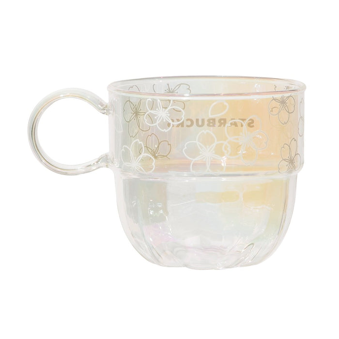Starbucks Japan - 2026 Cherry Blossom "Sakura Twinkle Gently" Collection x Heat-Resistant Glass Magurastar 355ml (Release Date: Mar 3, 2026)