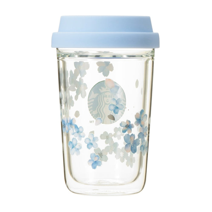 Starbucks Japan - 2026 Cherry Blossom "Sakura Twinkle Gently" Collection x Double Wall Heat- Resistant Glass Cup 355ml (Release Date: Mar 3, 2026)