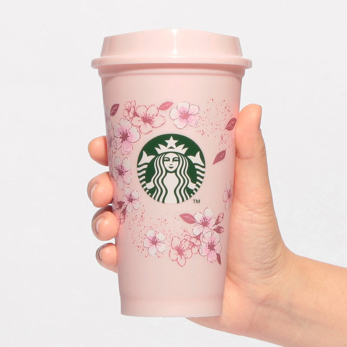 Starbucks Japan - 2026 Cherry Blossom "Sakura Shine Brightly" Collection x Reusable Cup 473ml + SAKURA2026 Reusable Cup Drink Hole Cap Bearista (Release Date: Feb 16, 2026)