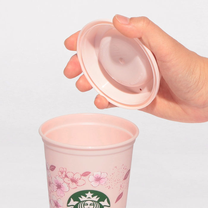 Starbucks Japan - 2026 Cherry Blossom "Sakura Shine Brightly" Collection x Reusable Cup 473ml + SAKURA2026 Reusable Cup Drink Hole Cap Bearista (Release Date: Feb 16, 2026)