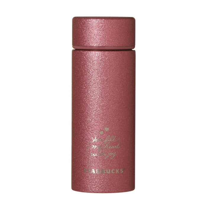 Starbucks Japan - 2026 Bitter & Sweet Collection x Valentine's Day 2026 Stainless Steel Bottle , Glitter Red, 355ml (Release Date: Jan 12, 2026)