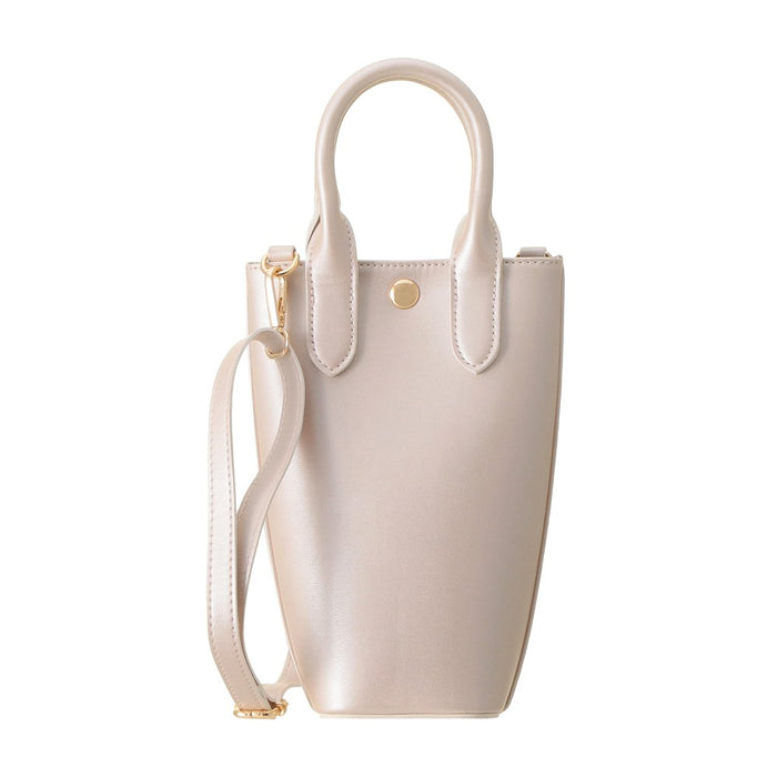 Starbucks Japan - 2026 Cherry Blossom "Sakura Twinkle Gently" Collection x Bottle Shoulder Bag Metallic Pink (Release Date: Mar 3, 2026)