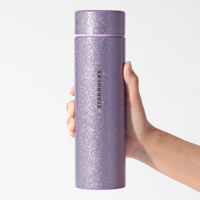Starbucks Japan - 2026 Moon Light Halloween Collection x Stainless Steel Bottle Glitter Light Purple 444ml (Release Date: Oct 8, 2026)