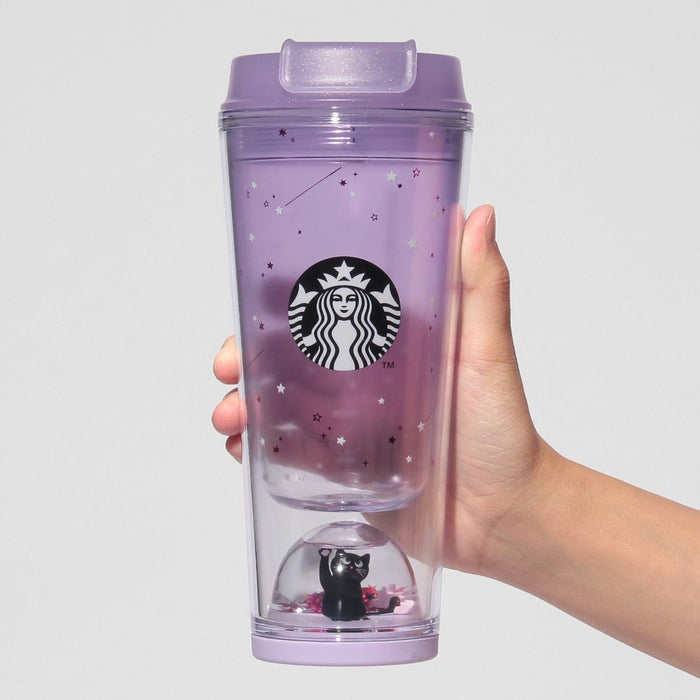 Starbucks Japan - 2026 Moon Light Halloween Collection x Snow Globe Tumbler Cat Glow in the Dark 355ml (Release Date: Oct 8, 2026)