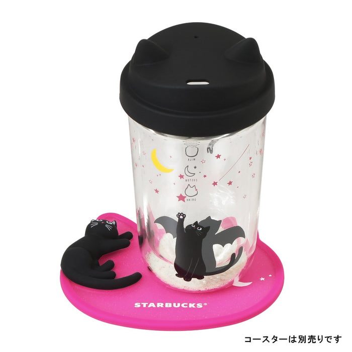 Starbucks Japan - 2026 Moon Light Halloween Collection x Double Wall Heat-Resistant Glass Cup Cat Glow in the Dark 355ml (Release Date: Oct 8, 2026)