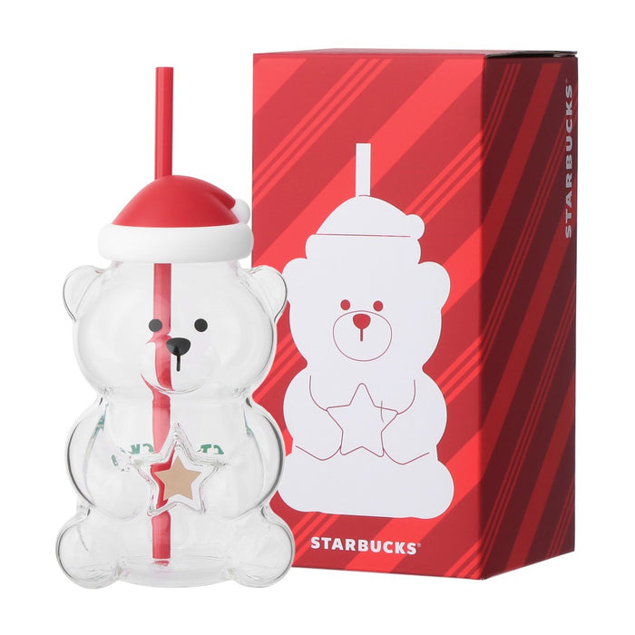 Starbucks Japan - 2026 Holiday Collection x Glass Tumbler Bearista 473ml (Release Date: Oct 30, 20226)